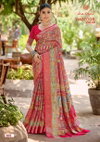 Dastoor Vol 6 By Kashvi Viscose Bright Moss Foil Ladies Saree Wholesale Market In Surat
